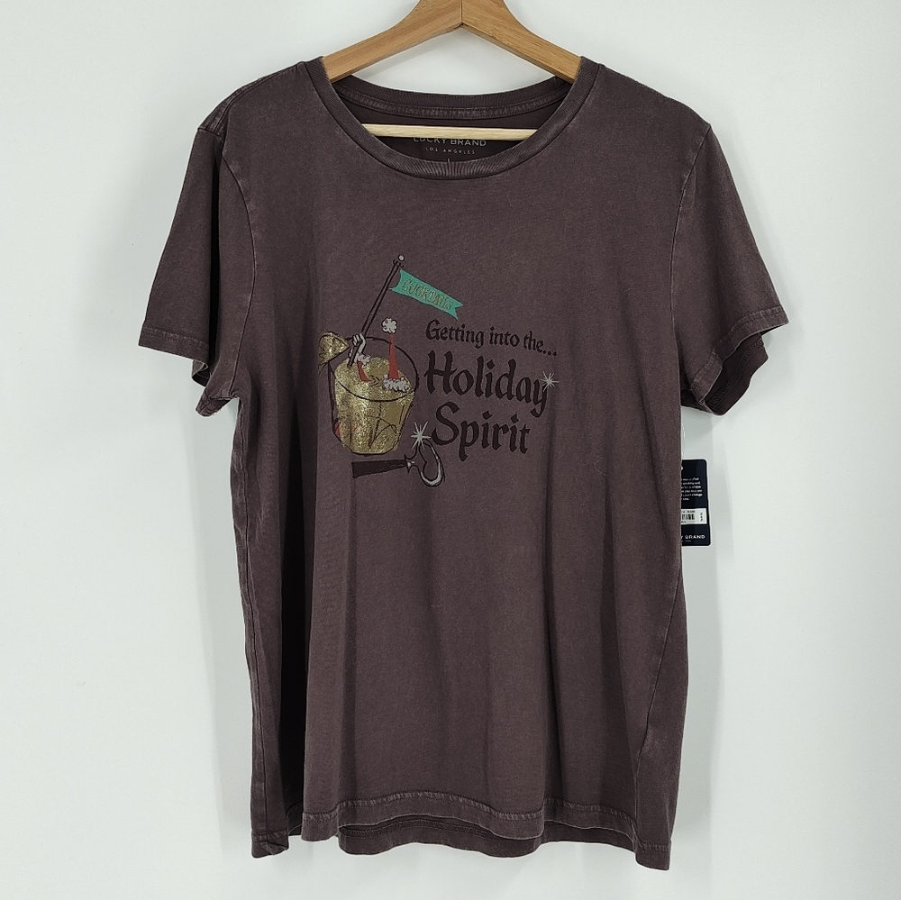 Lucky Brand | holiday graphic tee